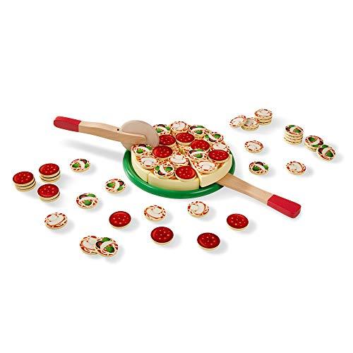 Melissa & Doug Pizza Party Wooden Play Food (54 + Pieces) - Image 3