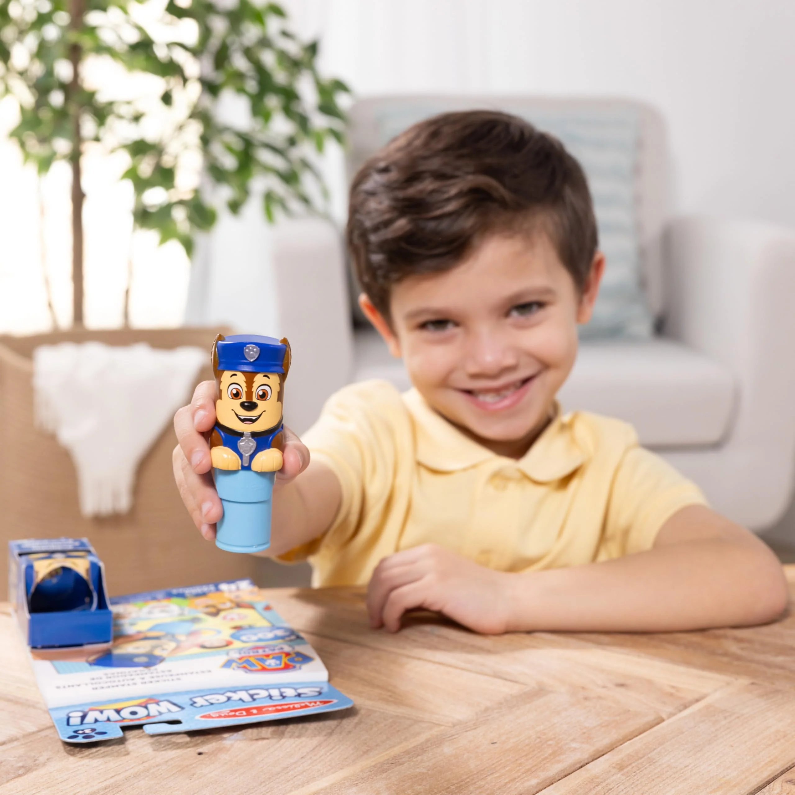 Melissa & Doug Sticker Wow!β’ 24-Page Activity Pad and Sticker Stamper, 300 Stickers, Arts and Crafts Fidget Toy Collectible Character β PAW Patrol Chase - FSC Certified - Image 6