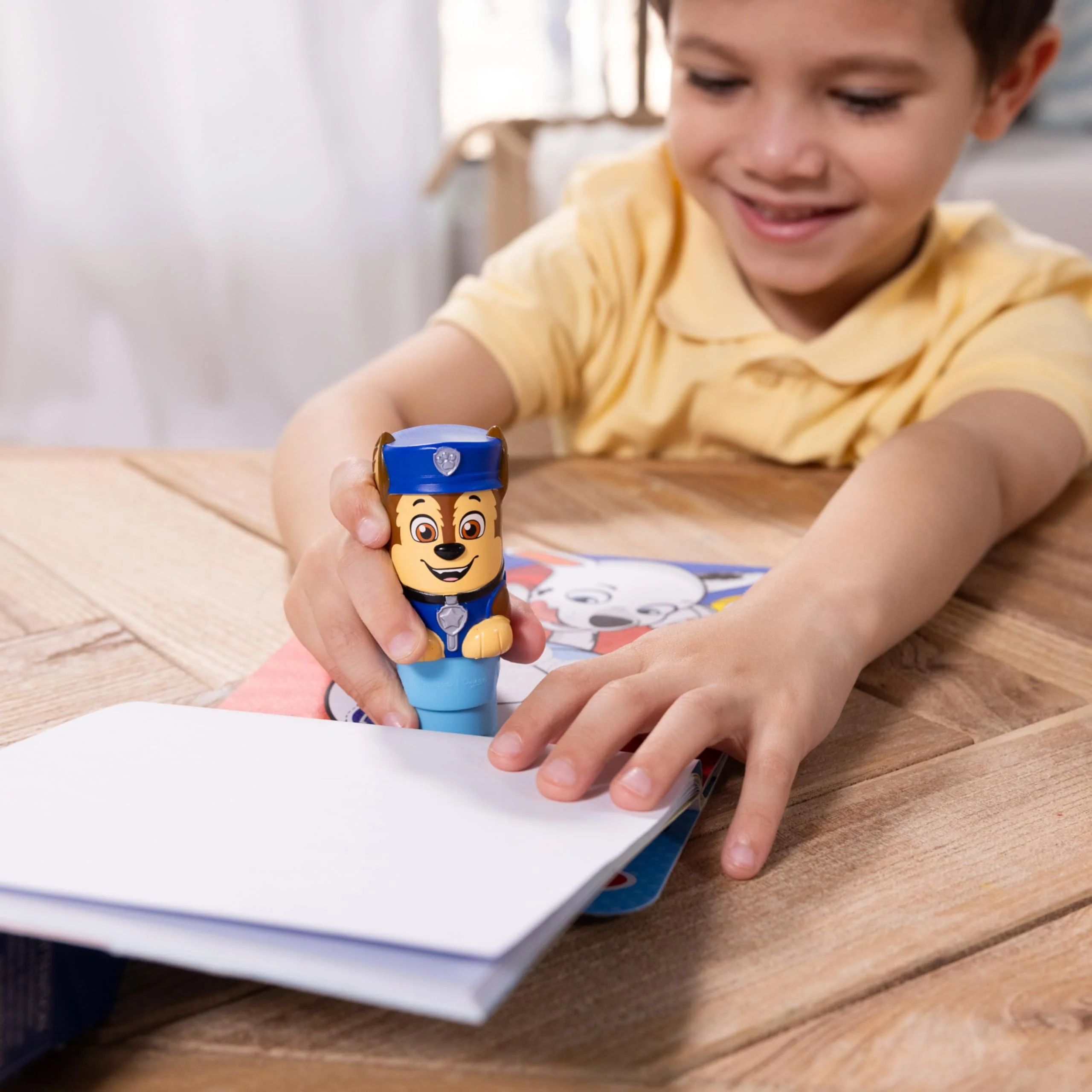 Melissa & Doug Sticker Wow!β’ 24-Page Activity Pad and Sticker Stamper, 300 Stickers, Arts and Crafts Fidget Toy Collectible Character β PAW Patrol Chase - FSC Certified - Image 9