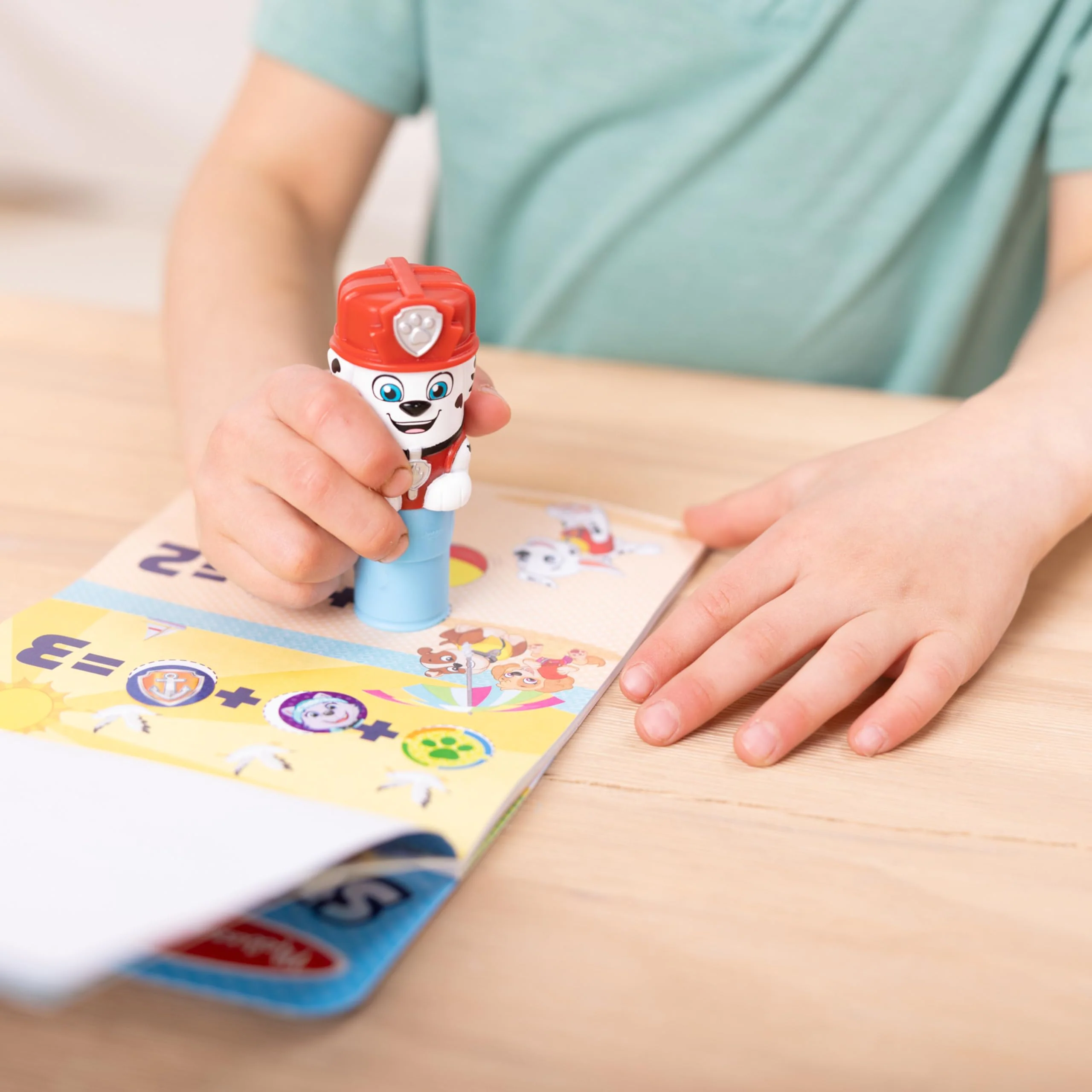 Melissa & Doug Sticker Wow!™ 24-Page Activity Pad and Sticker Stamper, 300 Stickers, Arts and Crafts Fidget Toy Collectible Character – PAW Patrol Marshall - FSC Certified - Image 6