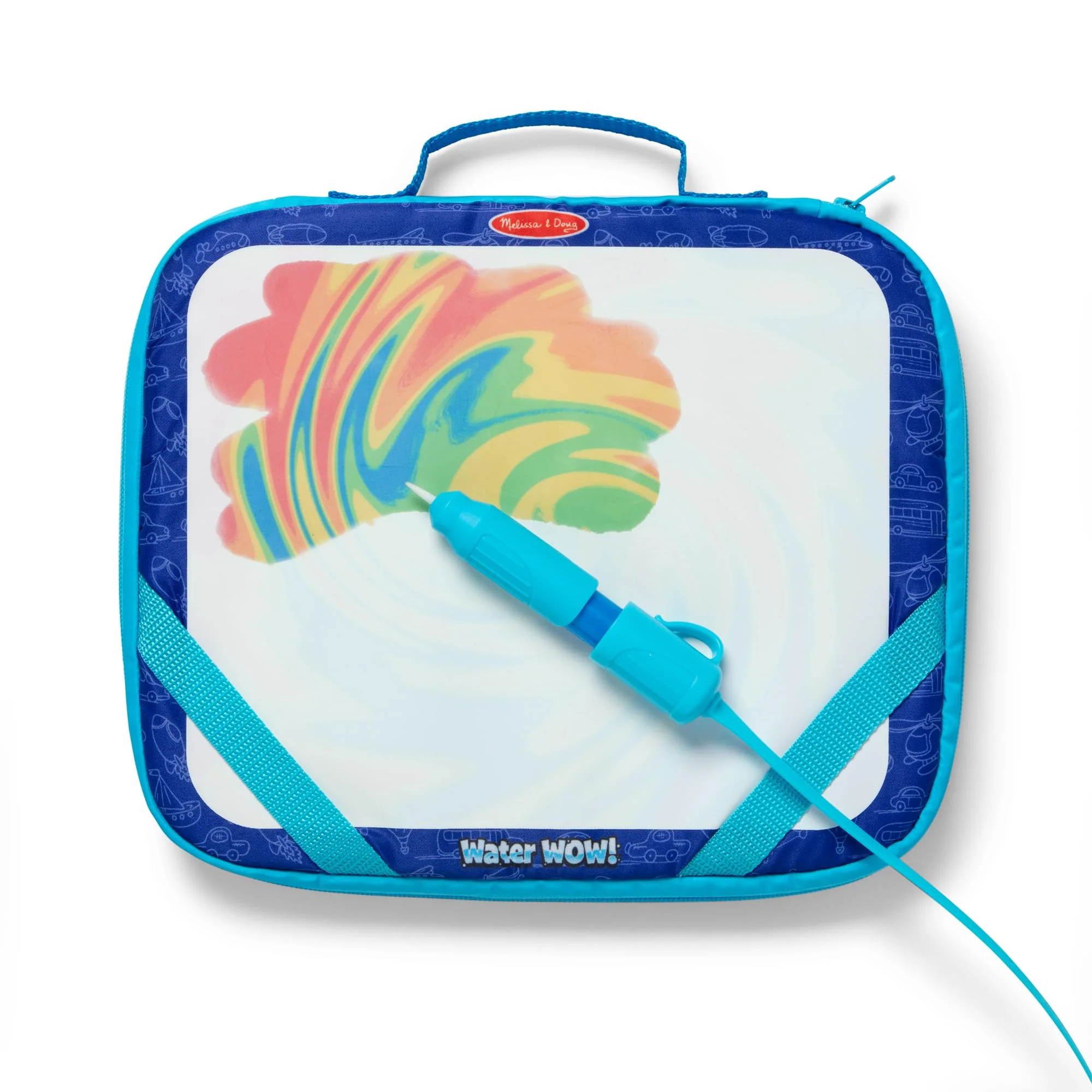 Melissa & Doug Water Wow! Take-Along Reusable Color-Reveal Drawing Set Mess-Free Multi-Activity Pad with Water PenTravel Toy for Toddlers & Kids Ages 3+ - Image 3