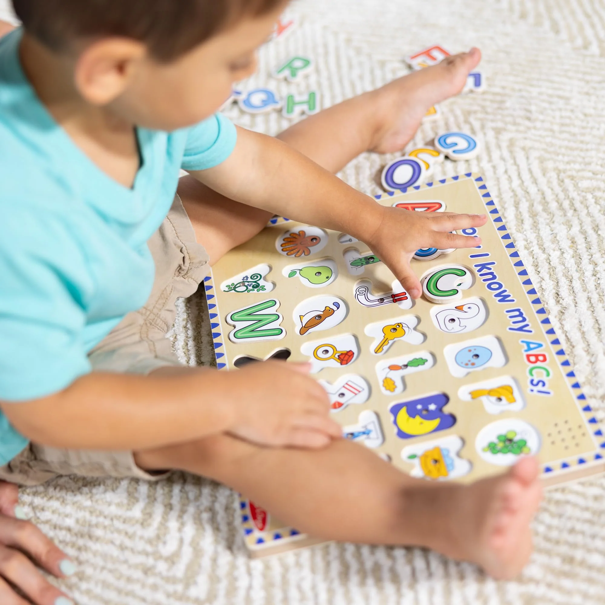 Melissa & Doug Wooden Alphabet Sound Puzzle - Wooden Puzzle with Sound Effects (26 pcs) - FSC Certified - Image 7