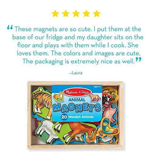 Melissa & Doug Wooden Animal Magnets 20 Animal-Inspired Magnets - Image 4