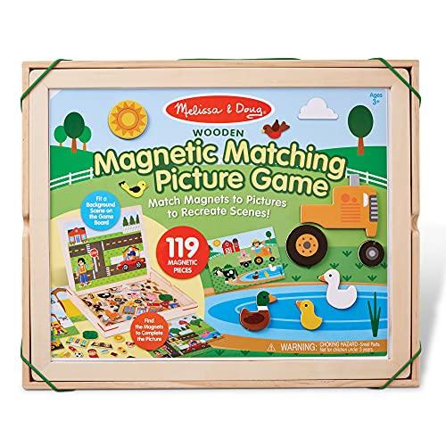 Wooden Magnetic Matching Picture Game, Melissa & Doug - Image 4