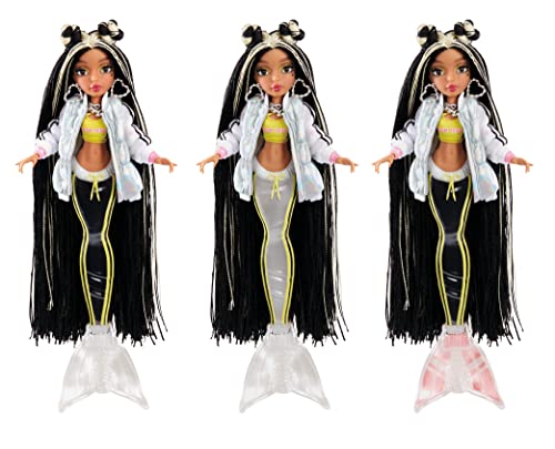 MERMAZE MERMAIDZ Color Change Jordie Mermaid Fashion Doll with Designer Outfit & Accessories, Stylish Hair & Sculpted Tail, Poseable - Image 12