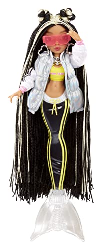 MERMAZE MERMAIDZ Color Change Jordie Mermaid Fashion Doll with Designer Outfit & Accessories, Stylish Hair & Sculpted Tail, Poseable - Image 3