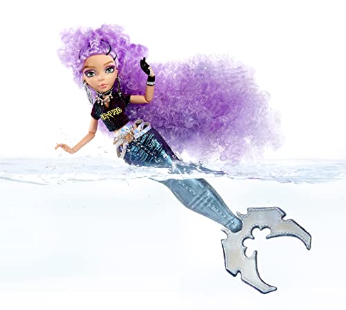 MERMAZE MERMAIDZ Color Change Riviera Mermaid Fashion Doll with Designer Outfit & Accessories, Stylish Hair & Sculpted Tail, Poseable, Toy Gift Girls Boys Collectors Ages 4 5 6 7 8 to 12+, 580812 - Image 9