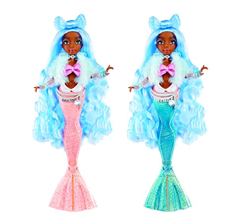 MERMAZE MERMAIDZ Color Change Shellnelle Mermaid Fashion Doll with Designer Outfit & Accessories - Image 13
