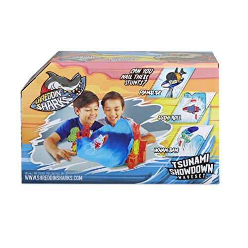 Shreddin' Sharks Tsunami Showdown Playset for Collectible Stunt Figures