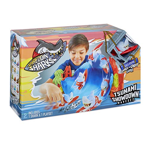 Shreddin' Sharks Tsunami Showdown Playset for Collectible Stunt Figures - Image 5