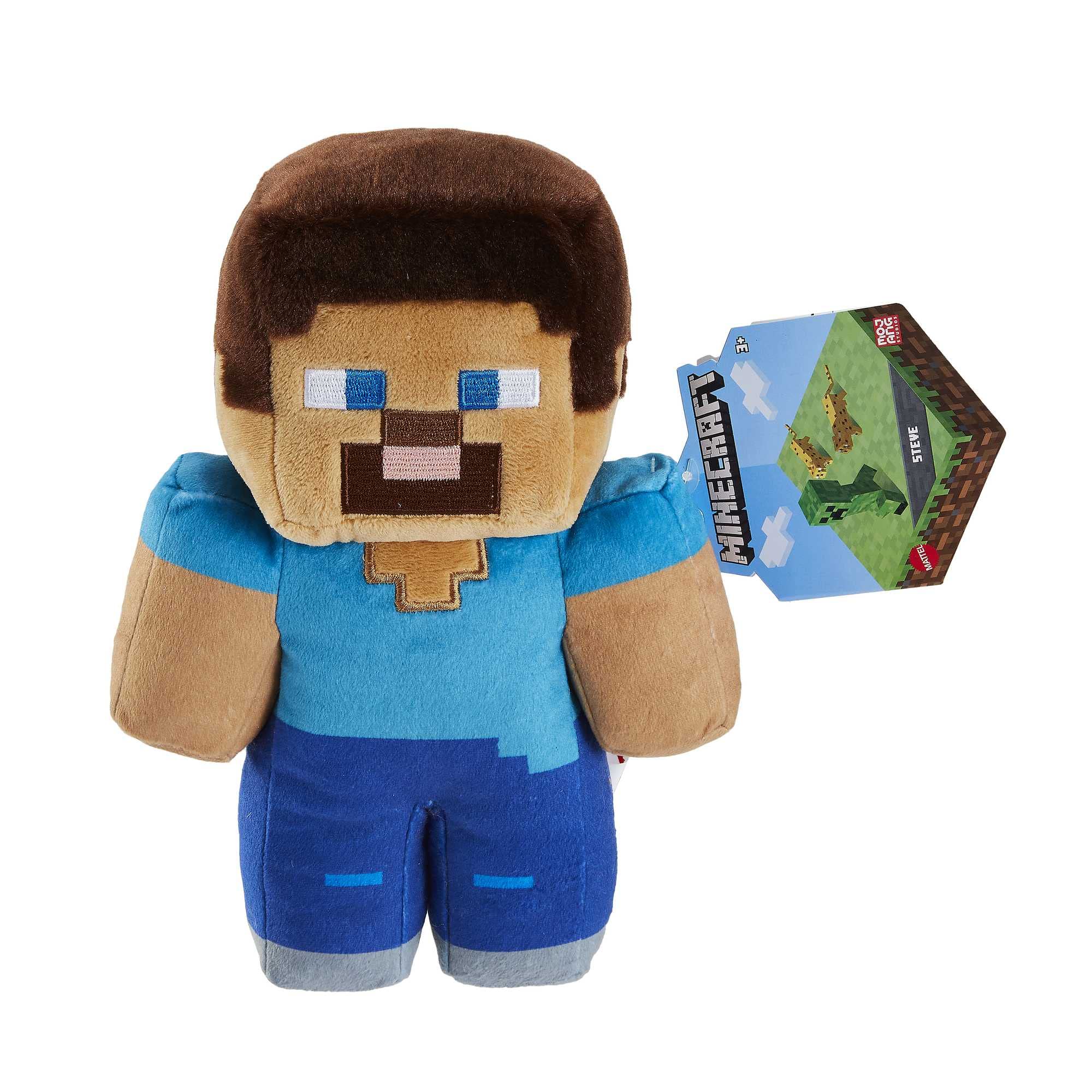 Minecraft Basic Plush Character Soft Dolls, Video Game-Inspired Collectible Toy Gifts for Kids & Fans Ages 3 Years Old & Up - Image 2
