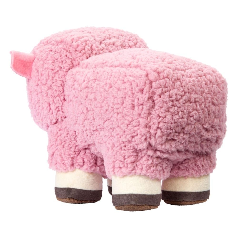 Minecraft Basic Plush Pink Sheep, 8-inch Collectible Soft Doll Inspired by The Movie Inspired by The Video Game - Image 3