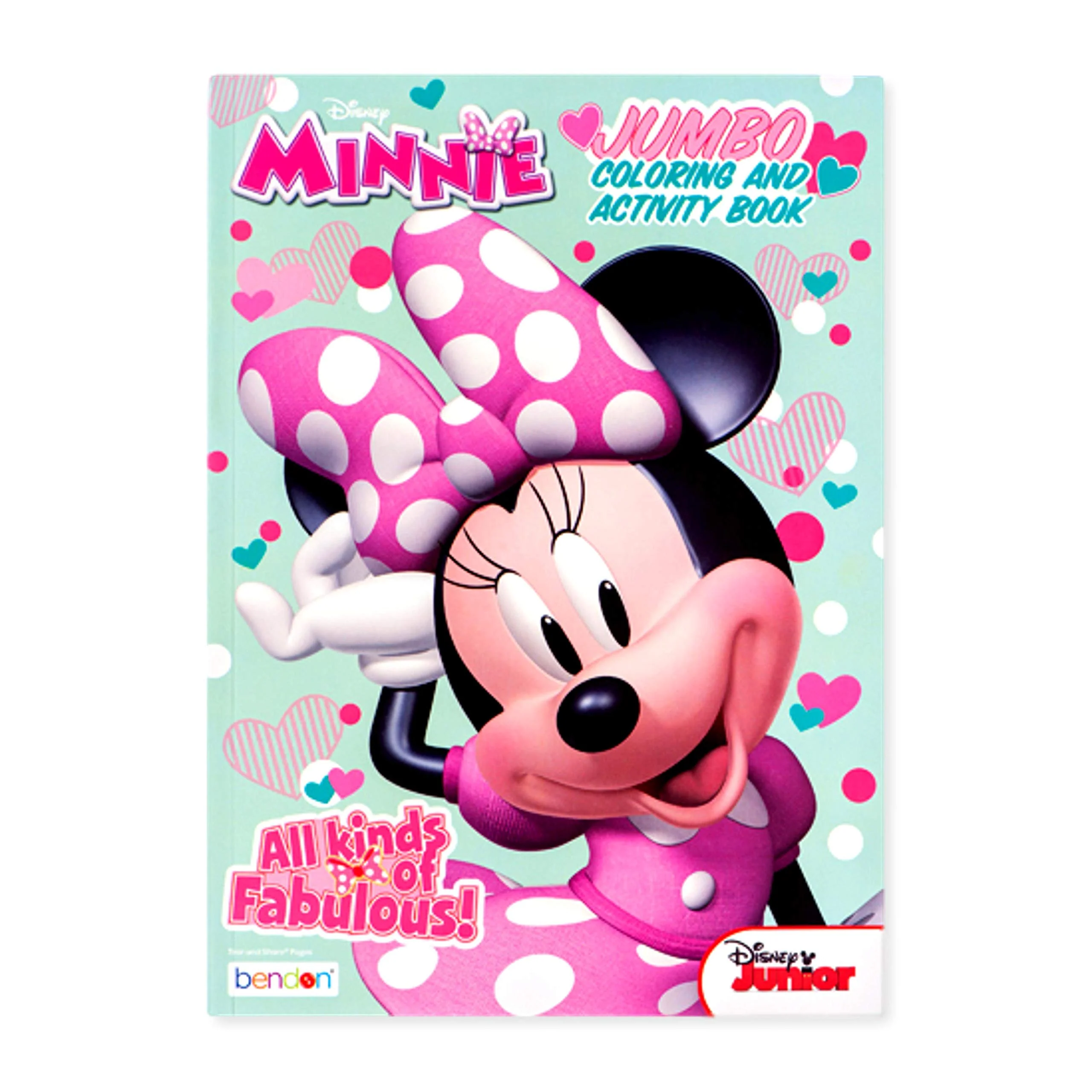 Minnie Jumbo Coloring and Activity Book Character Patterned Tool for Brain Stimulation 80-Page Creativity-Focused Gadget Quality Travel and Educational Kids Art Material - Image 3