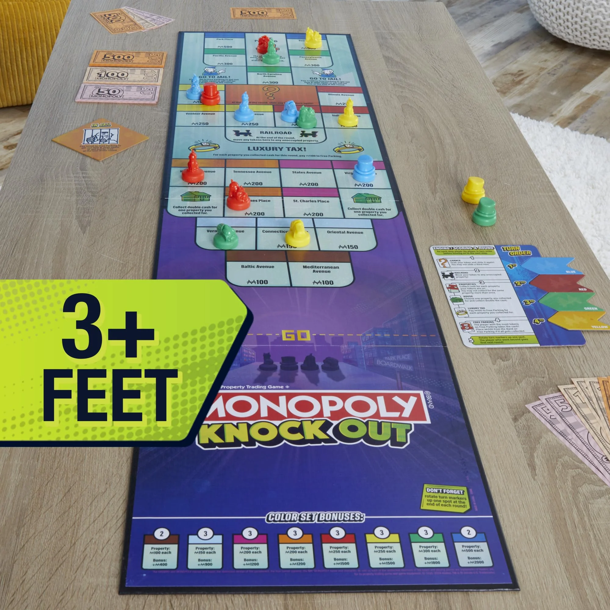 Monopoly Knockout Family Party Game for Kids, Teens, and Adults | Ages 8 and Up | 2-8 Players | 20 Mins. Average | Quick-Playing Board Games - Image 14