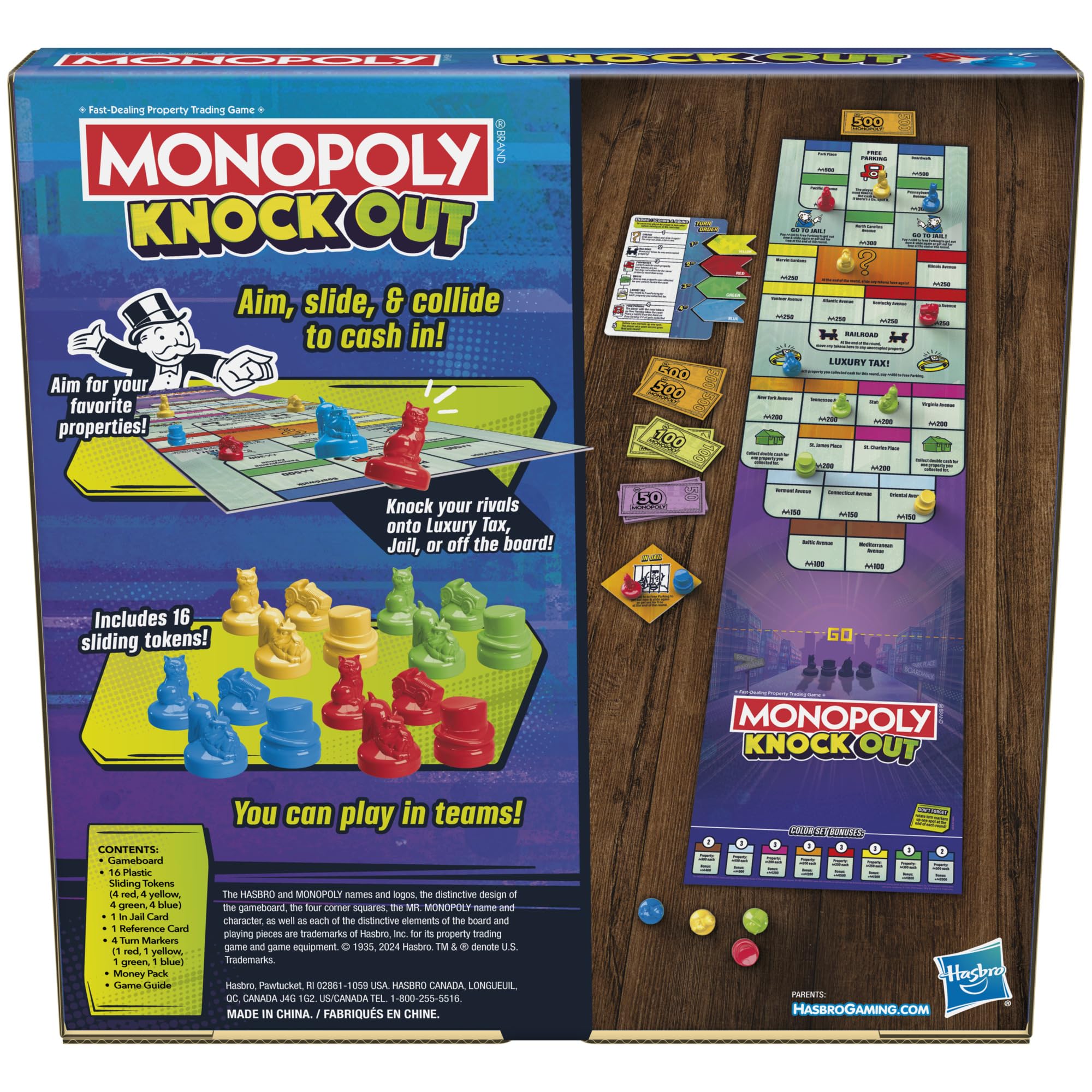 Monopoly Knockout Family Party Game for Kids, Teens, and Adults | Ages 8 and Up | 2-8 Players | 20 Mins. Average | Quick-Playing Board Games - Image 15