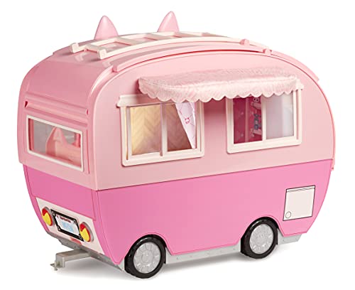 Na Na Na Surprise Kitty-Cat Camper Playset, Pink Toy Car Vehicle for Fashion Dolls with Cat Ears & Tail, Opens to 3 Feet Wide for 360 Play, 7 Areas, Accessories - Image 15