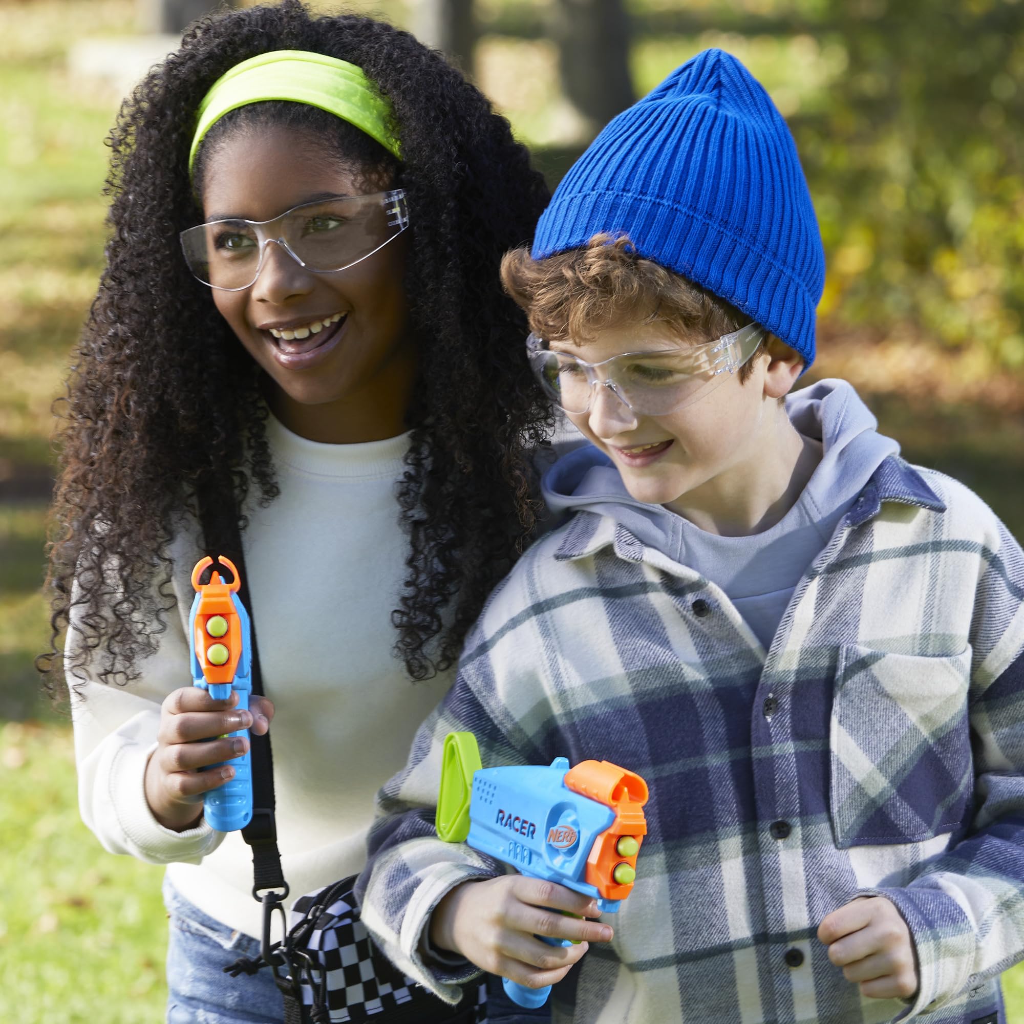 NERF Elite Junior Racer Easy Play Dart Blaster, 4 Nerf Elite Darts, Nerf Blaster Outdoor Toys for 6 Year Old Boys & Girls & Up - Image 10