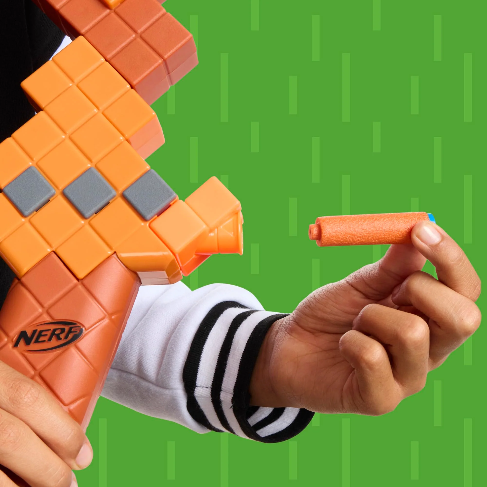 Nerf Minecraft Bow Dart Blaster, Pull-Back String Priming, 8 N1 Darts Compatible Only N1 Dart Blasters, Ages 8+ - Image 10