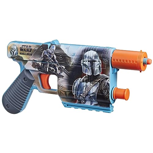 Nerf Star Wars The Mandalorian Dart Blaster, 12 Elite Darts, Internal Clip, Toy Foam Blasters for 8 Year Old Boys & Girls & Up - Image 4