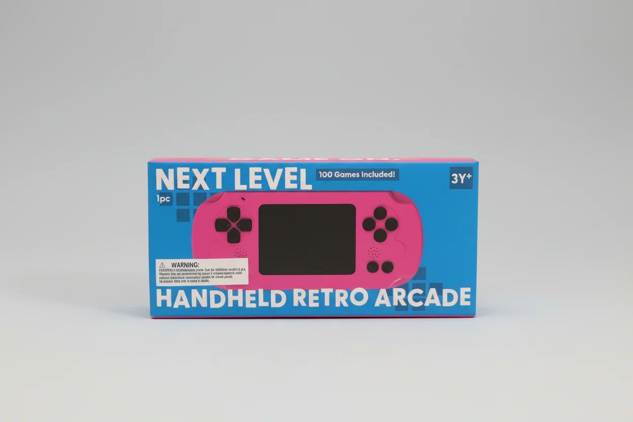 Next Level Handheld Retro Arcade Game, 100 Games Included - Image 3