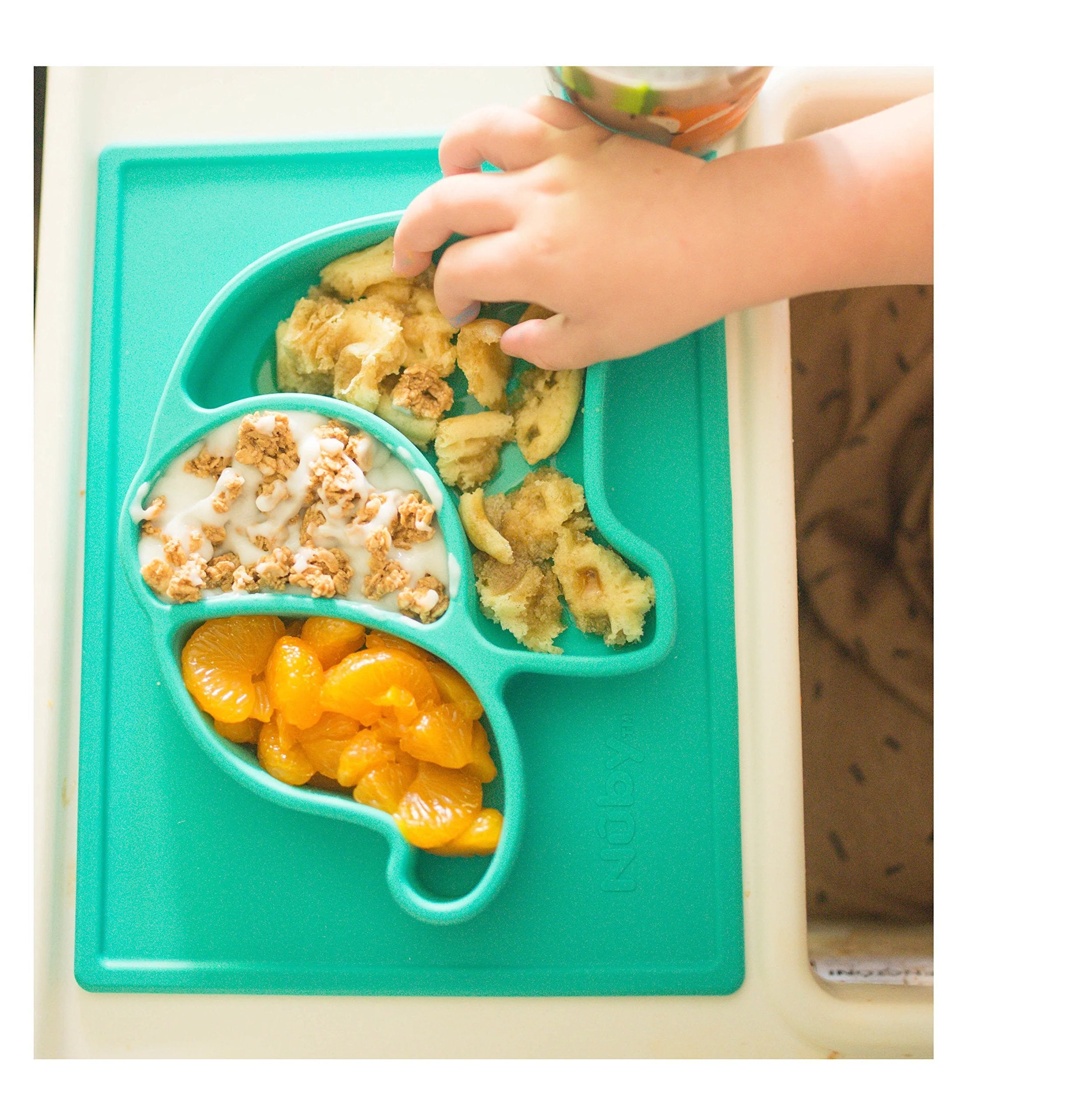 Nuby Sure Grip Elephant Silicone Placemat - Image 3