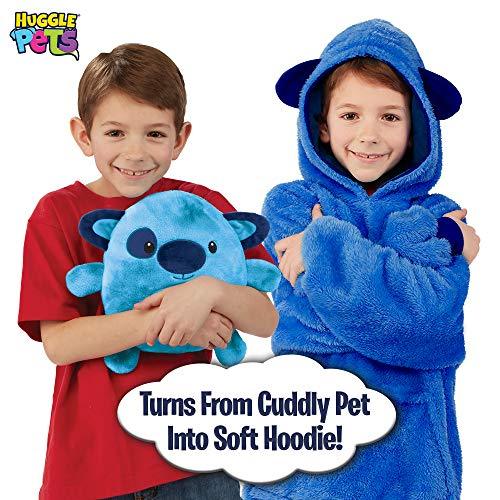 Huggle Pets Blue Puppy Animal Hoodie - Image 2
