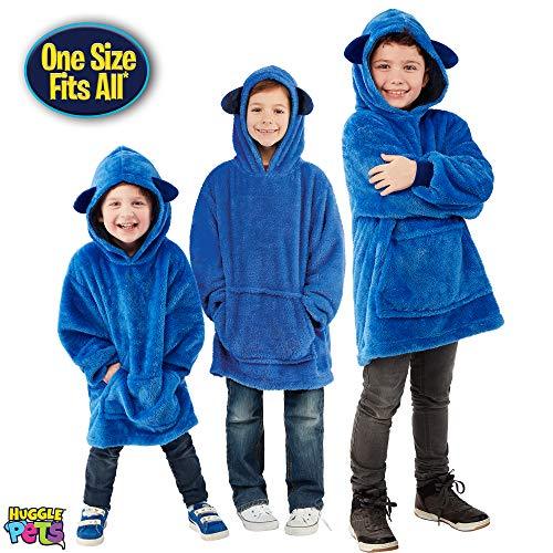 Huggle Pets Blue Puppy Animal Hoodie - Image 4
