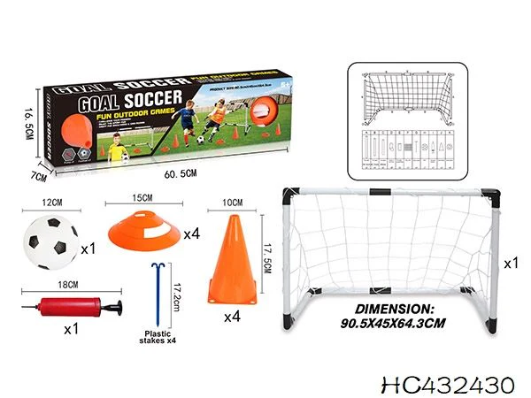 Outdoor Game Kid's Soccer Goal Play Set