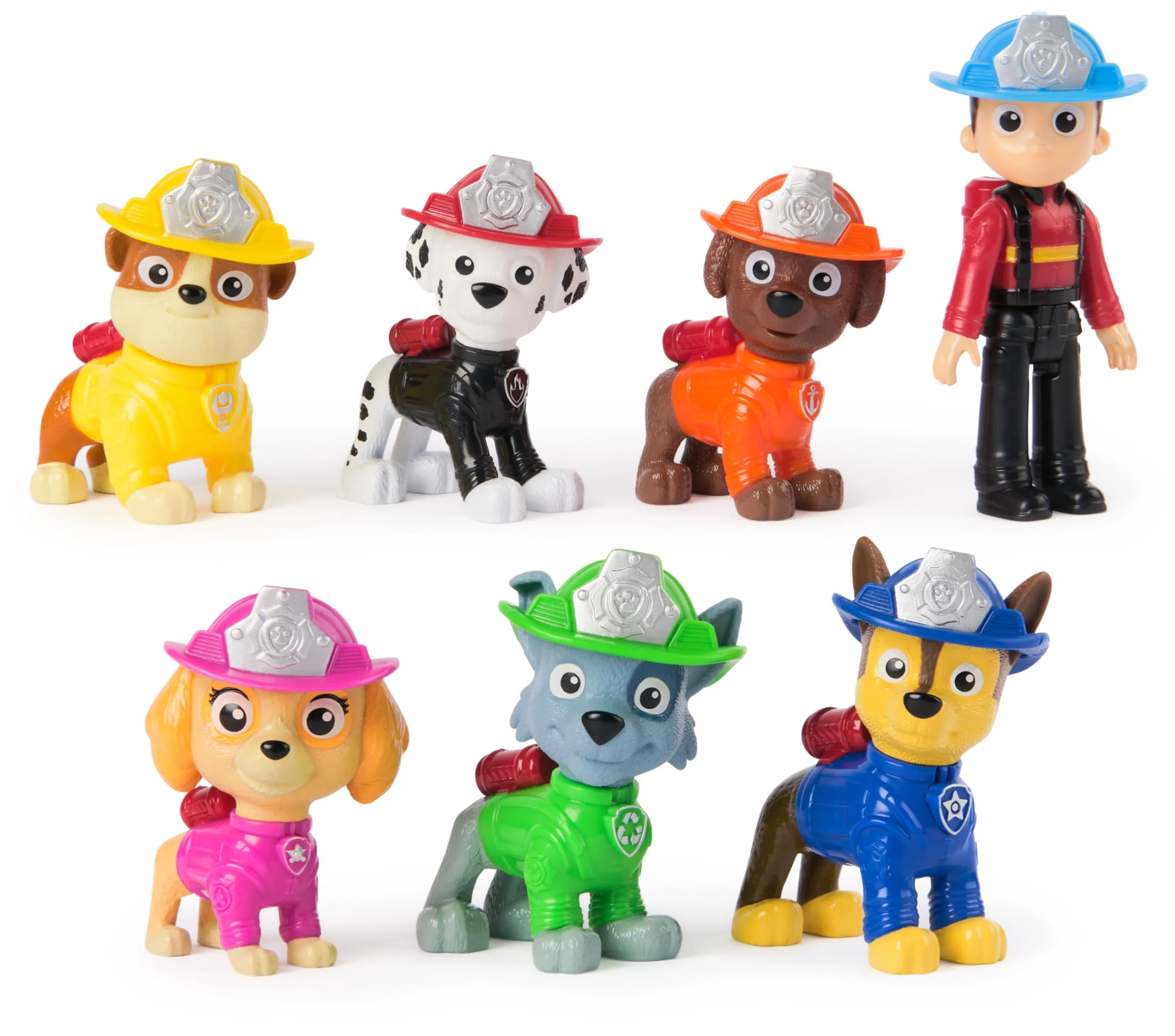 Paw Patrol Fire Rescue Team Pack of 7 Characters Including Ryder and 6 Puppies, Toys for Boys and Girls, 3+ Years - Image 5