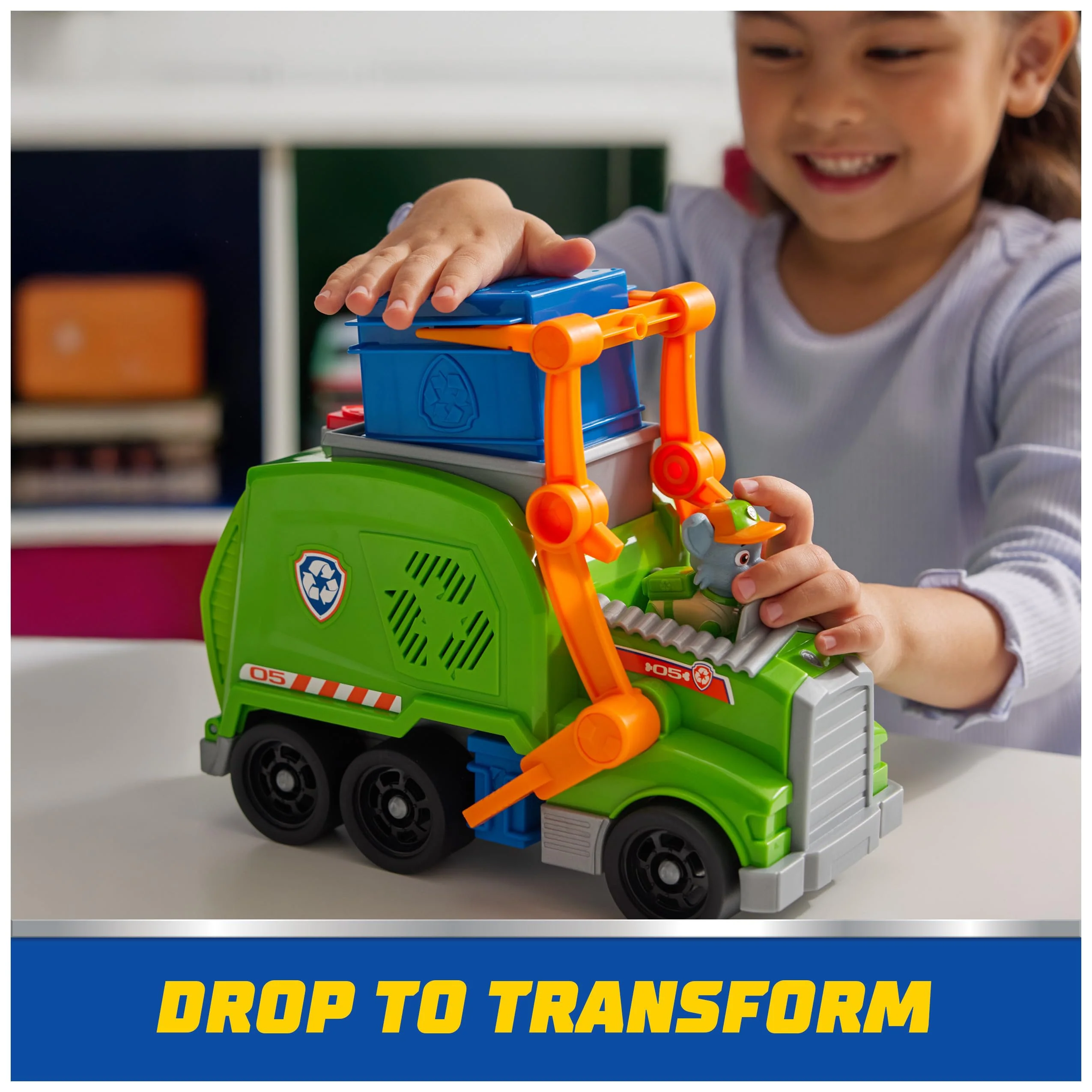 Paw Patrol – Recycling Truck and Rocky Figure + Accessories Toys – Gift Child 3 Years + – 6071248 – Toys Children 3 Years + - Image 5