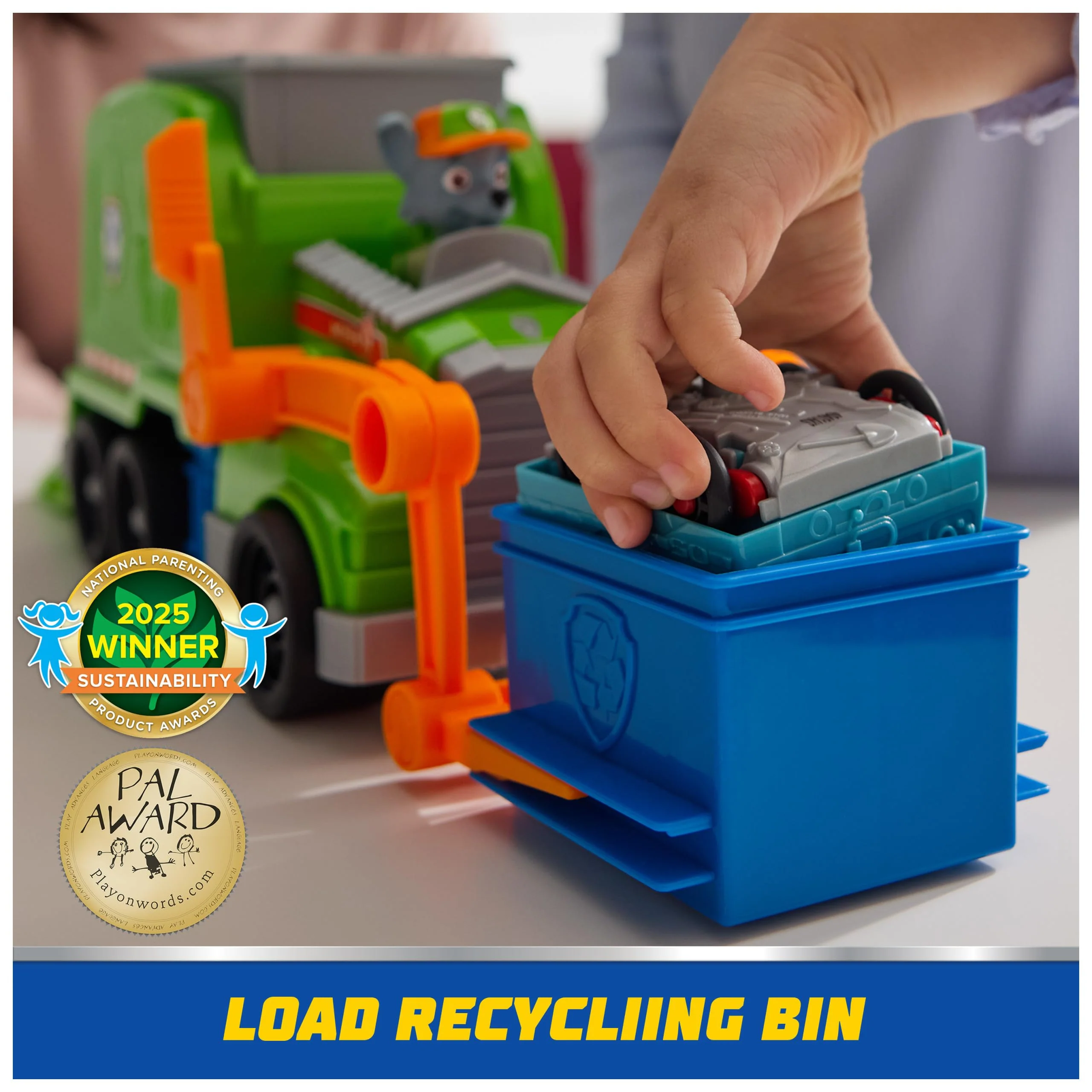 Paw Patrol – Recycling Truck and Rocky Figure + Accessories Toys – Gift Child 3 Years + – 6071248 – Toys Children 3 Years + - Image 7