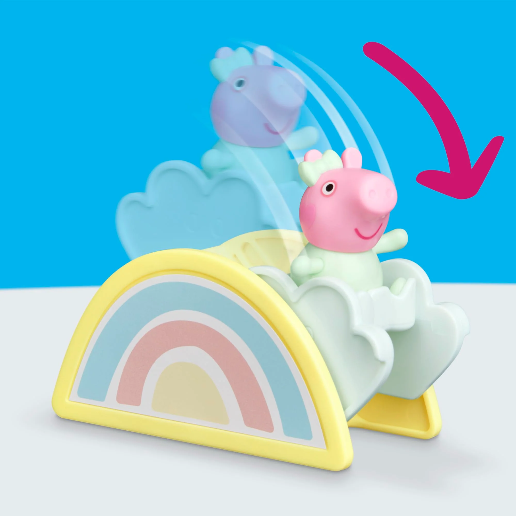 Peppa Pig Evie's Nursery Set with 1 Figure and 7 Accessories, Works with Peppa's Big Family House Playset, Preschool Toys for Girls and Boys 3+ - Image 3