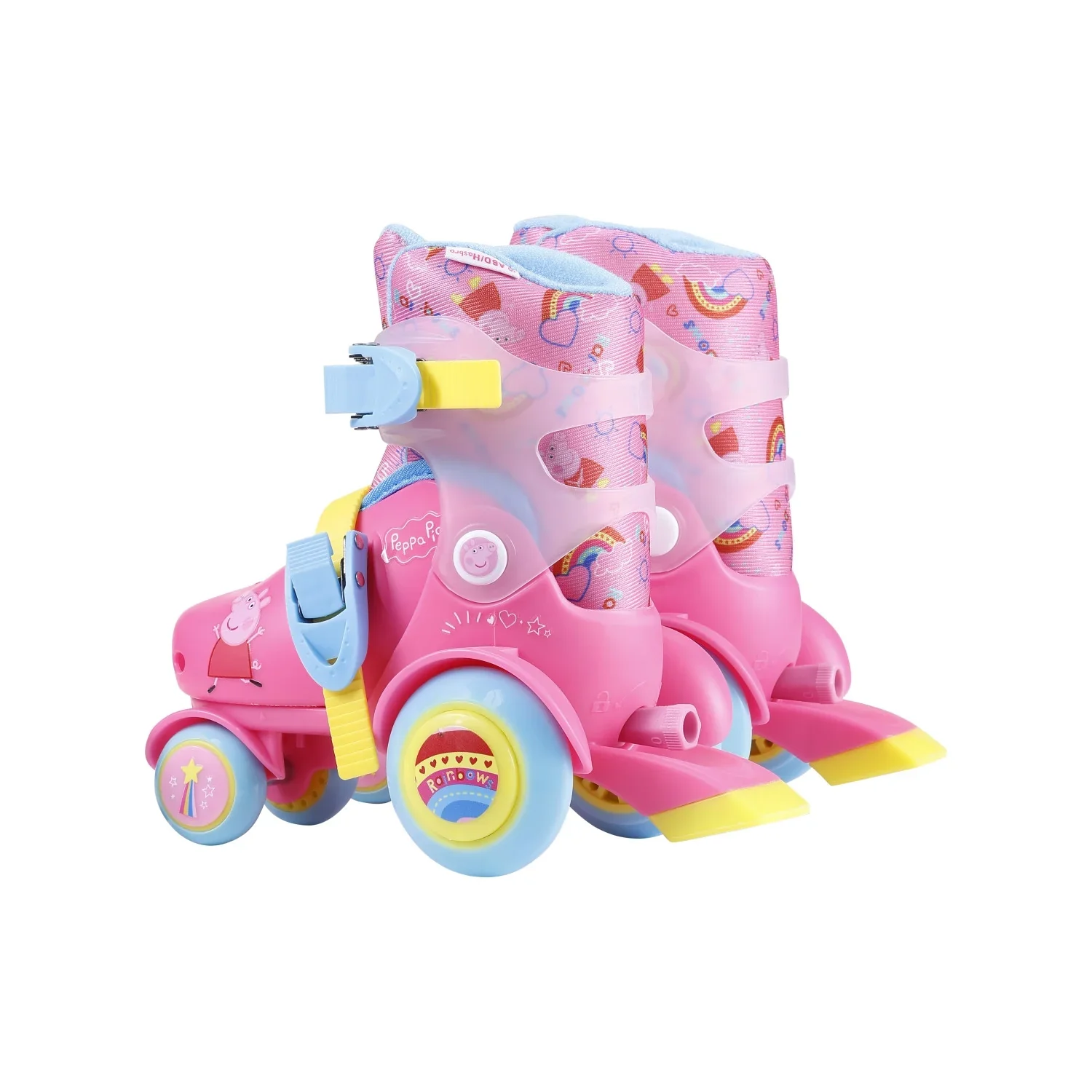 Peppa Pig Kids Adjustable Trainer Roller Skates, Size J9-J12 - Image 3