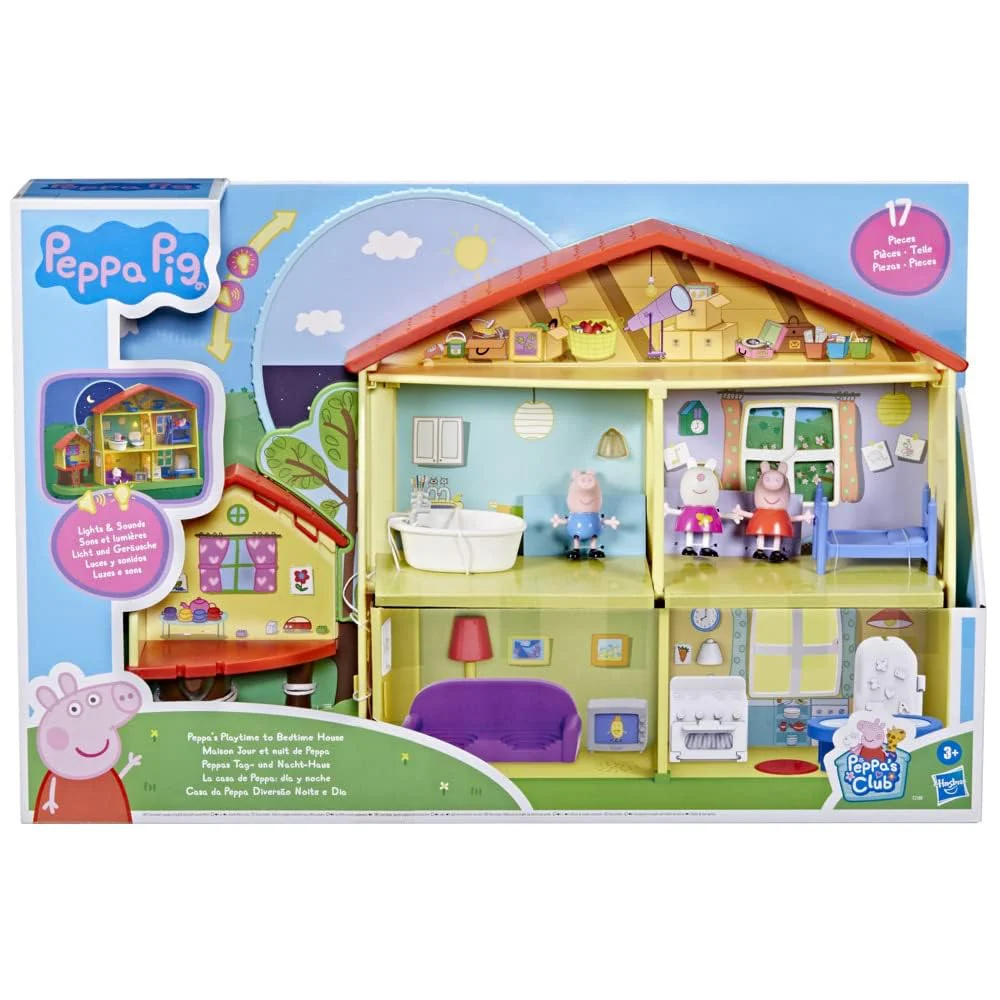 Peppa Pig - Peppa's Playtime to Bedtime House Preschool Toy, Speech, Light, and Sounds, Ages 3 and Up - Image 15