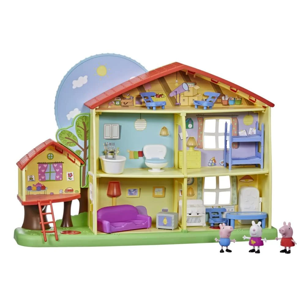 Peppa Pig - Peppa's Playtime to Bedtime House Preschool Toy, Speech, Light, and Sounds, Ages 3 and Up - Image 16