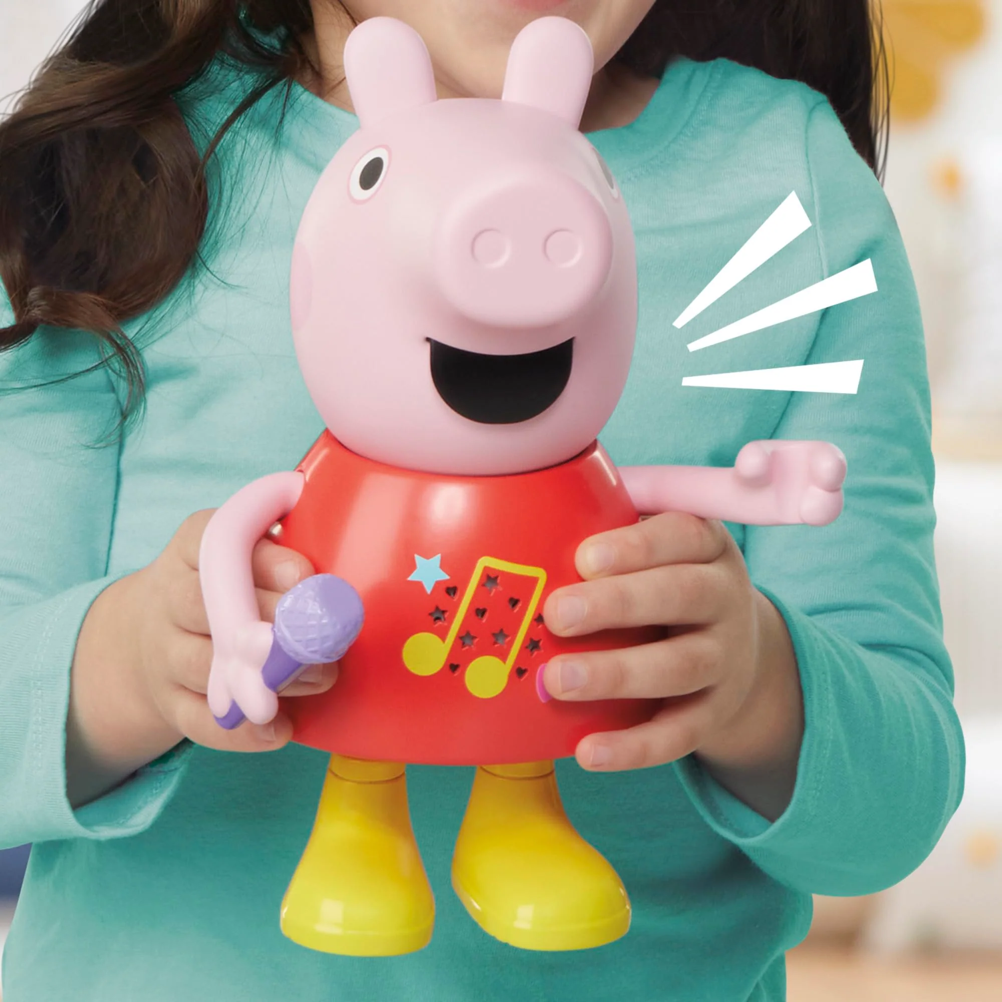 PEPPA PIG Talk & Sing Peppa Doll, Musical Toy with 50+ Sounds, Phrases, and Songs, Preschool Toys, Kids, Ages 3+ - Image 4