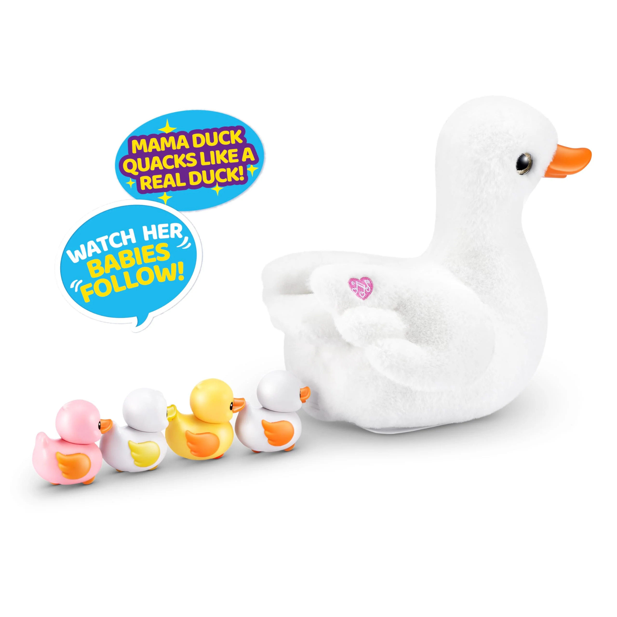 Pets Alive Mama Duck Surprise by ZURU, 4 Surprise Eggs, Baby Ducklings, 10+ Sounds, Walking Toy, Interactive Girls Toy, Ages 3+ - Image 3