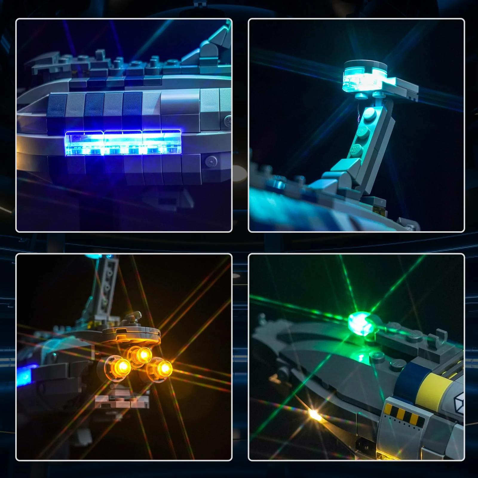 PIPART LED Light Kit for Lego 75377 Invisible Hand, Light Kit ONLY, Lego Model is NOT Included - Image 6