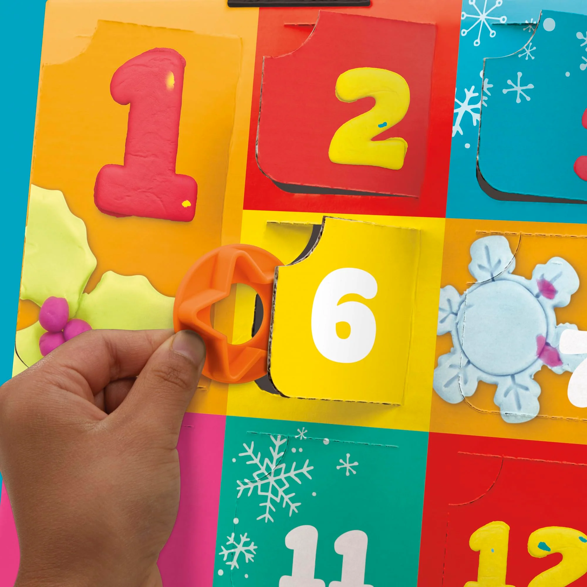 Play-Doh Holiday Advent Calendar for Kids, 24 Day Countdown, Multiple Surprise Gifts Behind Each Door, Arts & Crafts, Ages 3+ - Image 14