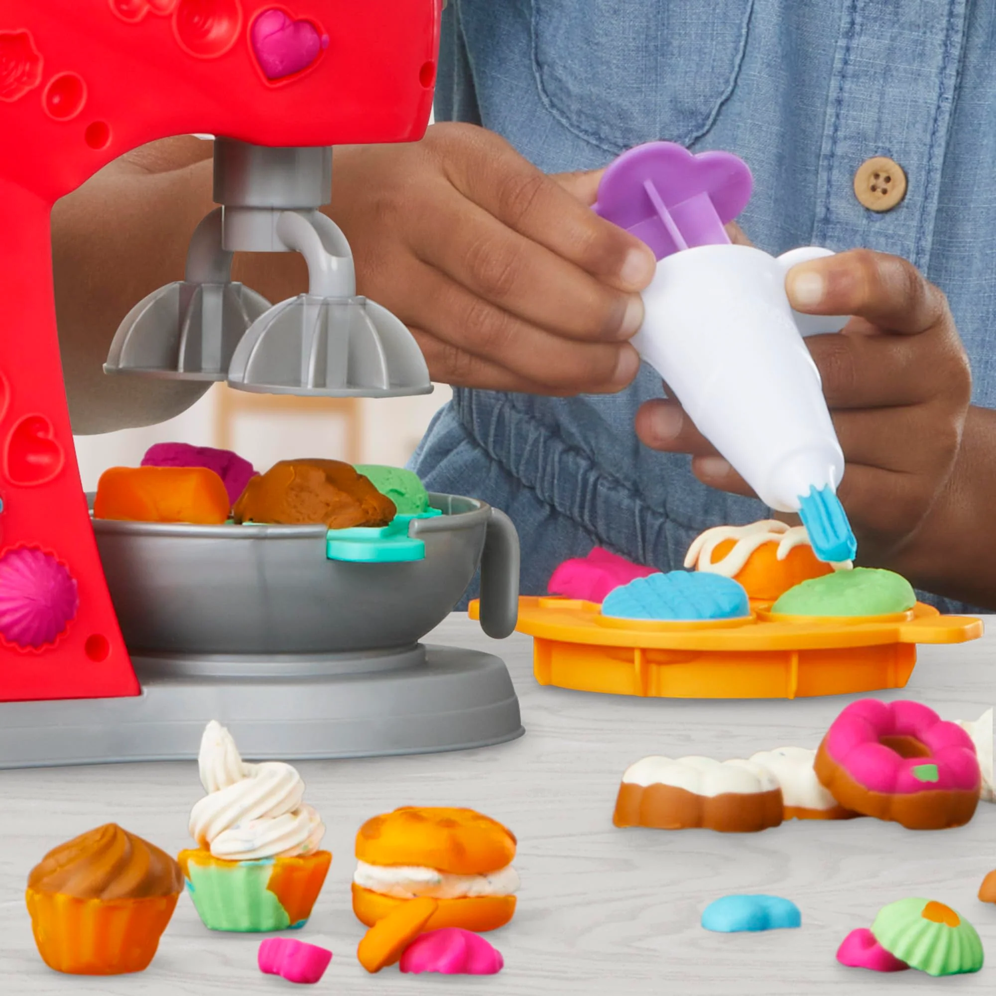 Play-Doh Kitchen Creations Magical Mixer Playset, Toy Mixer with Play Kitchen Accessories, Arts and Crafts for Kids 3 Years and Up - Image 6