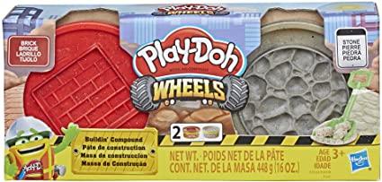 Play-Doh Wheels Cement and Pavement Buildin' Compound 2-Pack (Variety Colors) - Image 5