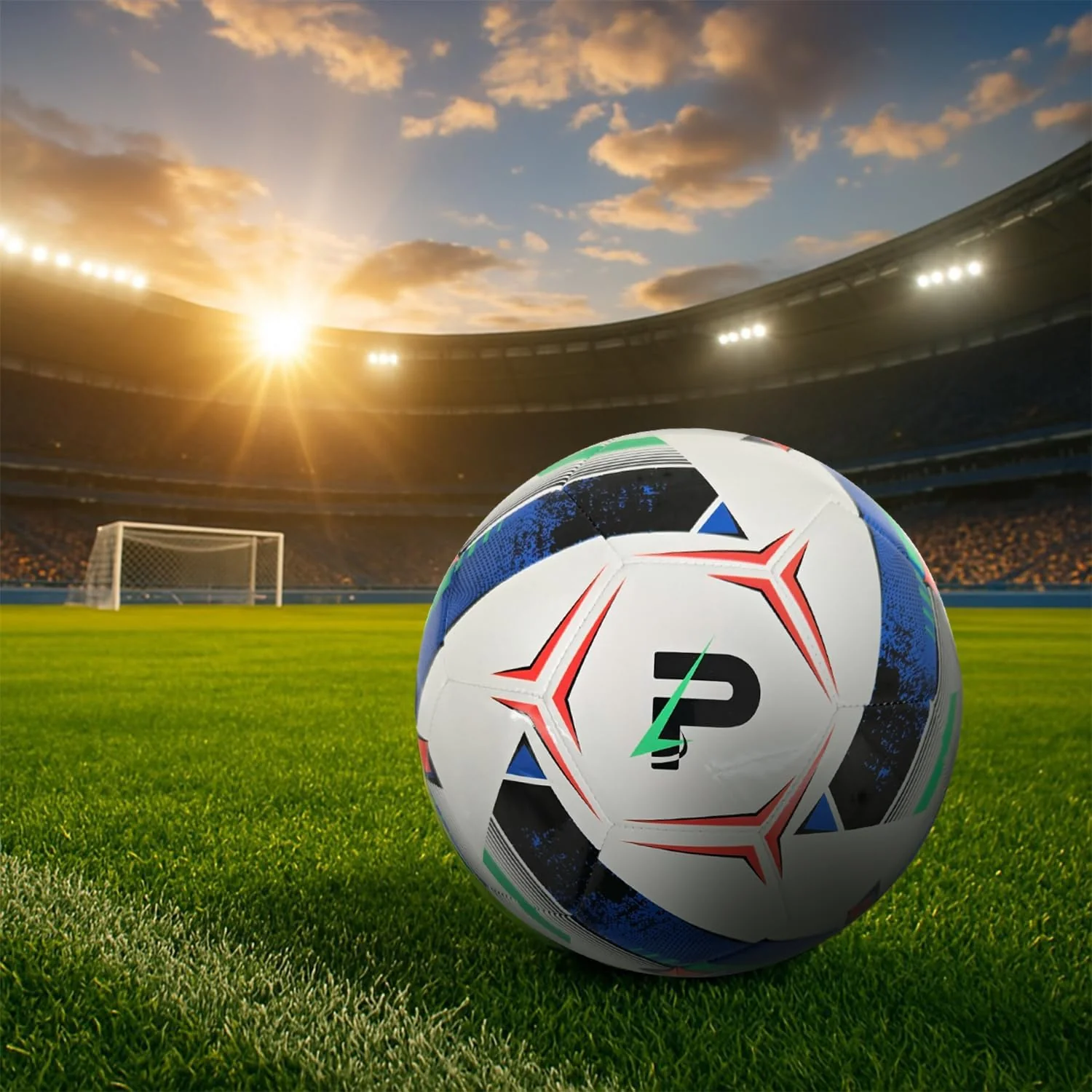 PLAYPRO Turbo Soccer Ball - Beautiful Design( Size 4) - Image 12