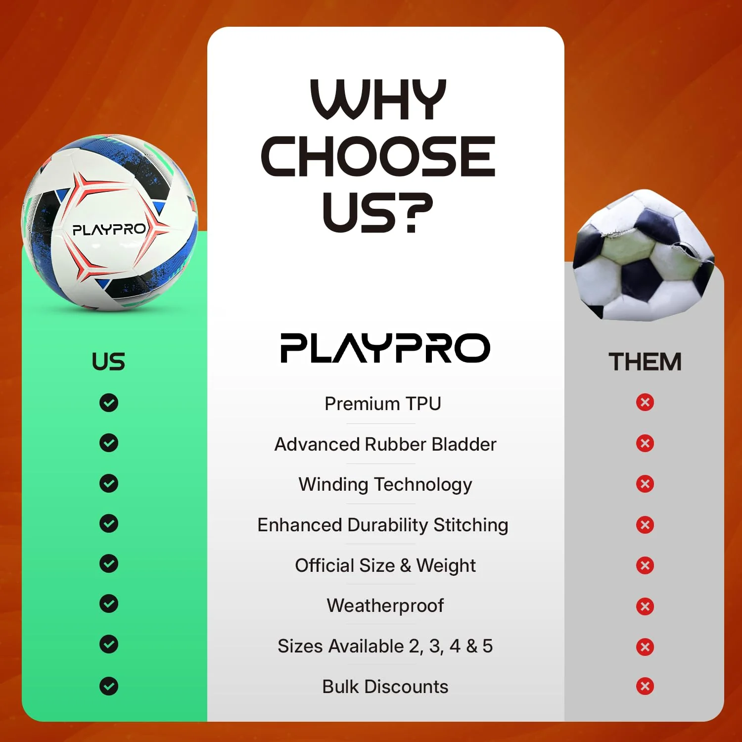 PLAYPRO Turbo Soccer Ball - Beautiful Design( Size 4) - Image 7