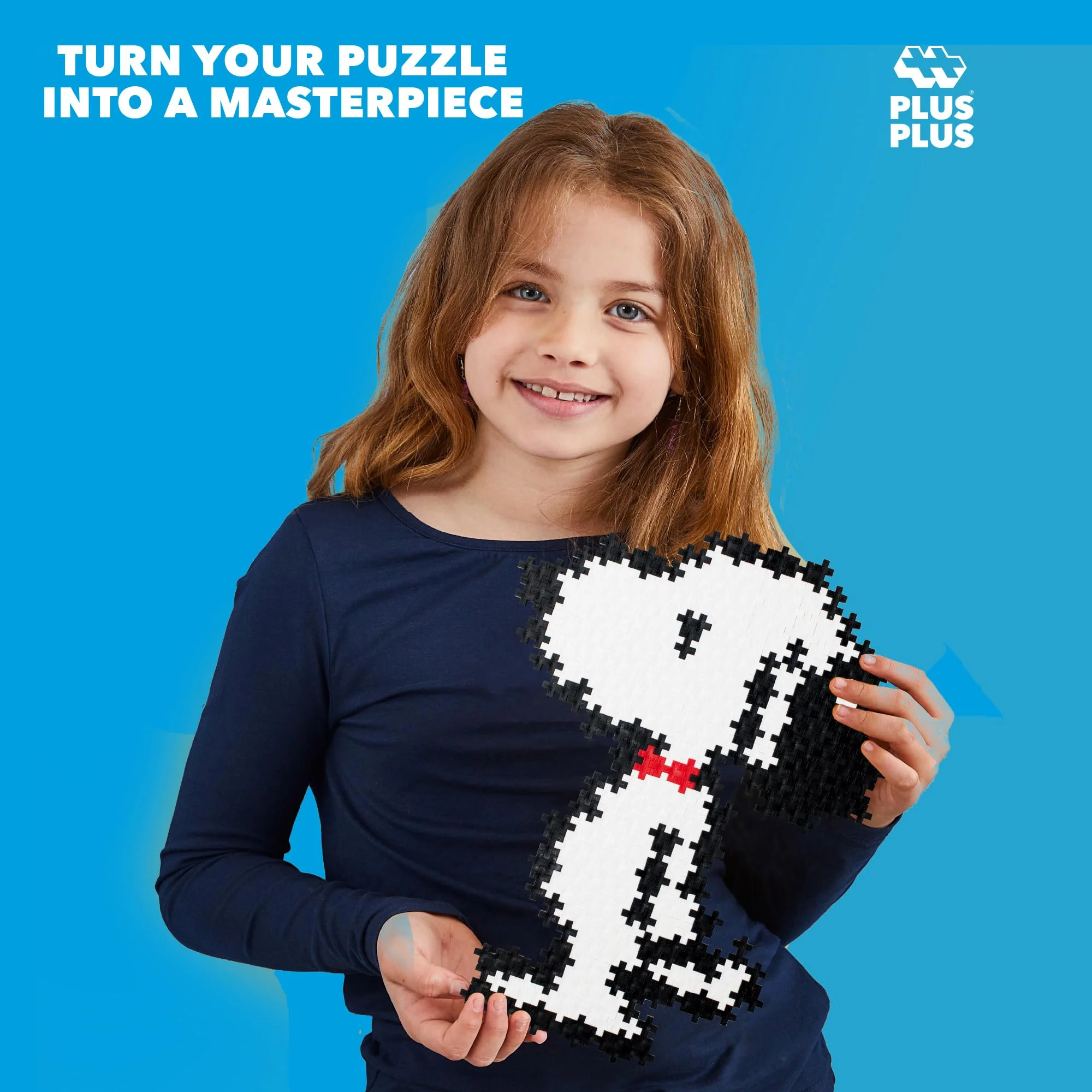 Plus Plus Puzzle By Number, 275 Piece Interlocking Mini Building Blocks, 2D Puzzle Stem Toy For Kids, Peanuts Merchandise - Snoopy - Image 5