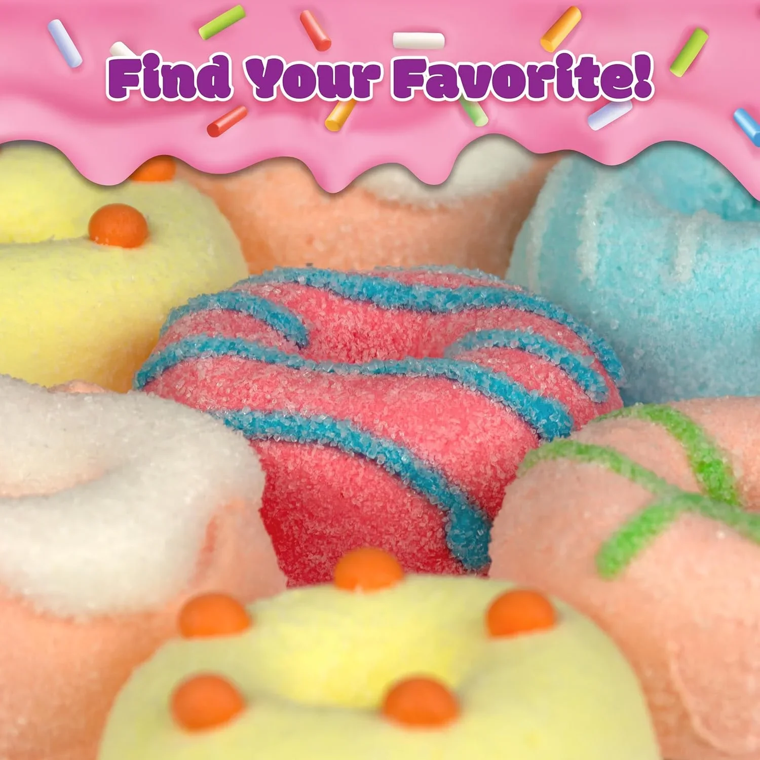 Poofy Donuts Marshmallow Candy, 9 Count Box, 3.9 Ounce - Image 2