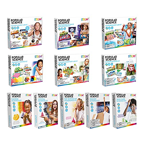 POPULAR SCIENCE 5 Senses Discovery Lab Science Kit | STEM Toys and Gifts for Educational and Fun Experiments for Families and Children Ages 8 Years +12 - Image 2