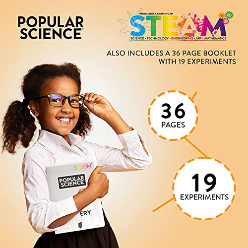 POPULAR SCIENCE 5 Senses Discovery Lab Science Kit | STEM Toys and Gifts for Educational and Fun Experiments for Families and Children Ages 8 Years +12 - Image 5