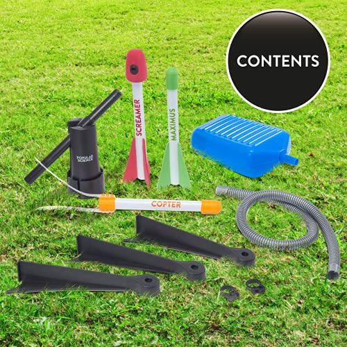 POPULAR SCIENCE Ultimate Jump Rocket |Massive Flight up to 300ft | Stomp Rocket Toys Launcher | Multi-Rocket Outdoor Toy for Garden or Back Yard | STEAM Toys and Gifts | for Kids and Families, - Image 5