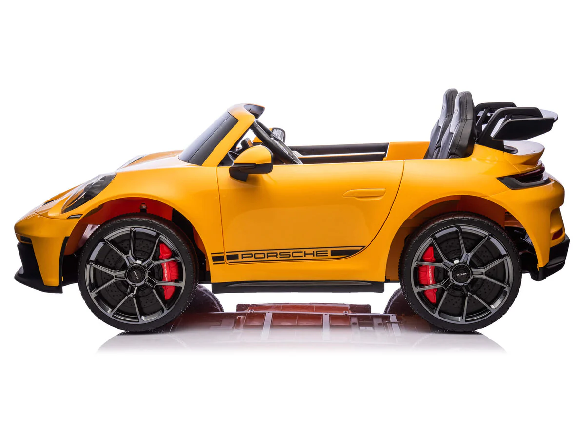 Porsche 911 GT3 Children's Ride On Car 12V Yellow - Image 3