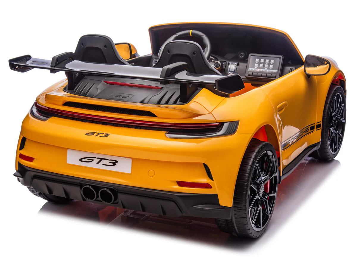 Porsche 911 GT3 Children's Ride On Car 12V Yellow - Image 5